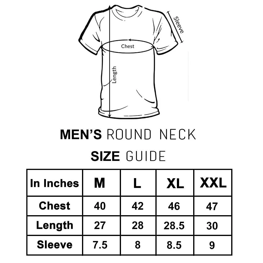 Nutcase Designer Round Neck Men's T-Shirt Wrinkle-Free Poly Cotton Tees - Get Shit Done
