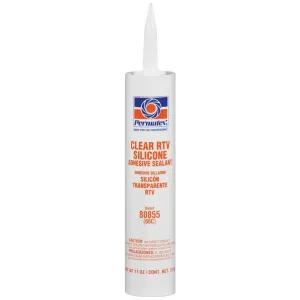 Permatex® Clear Silicone Adhesive Sealant - 11 oz. Cartridge