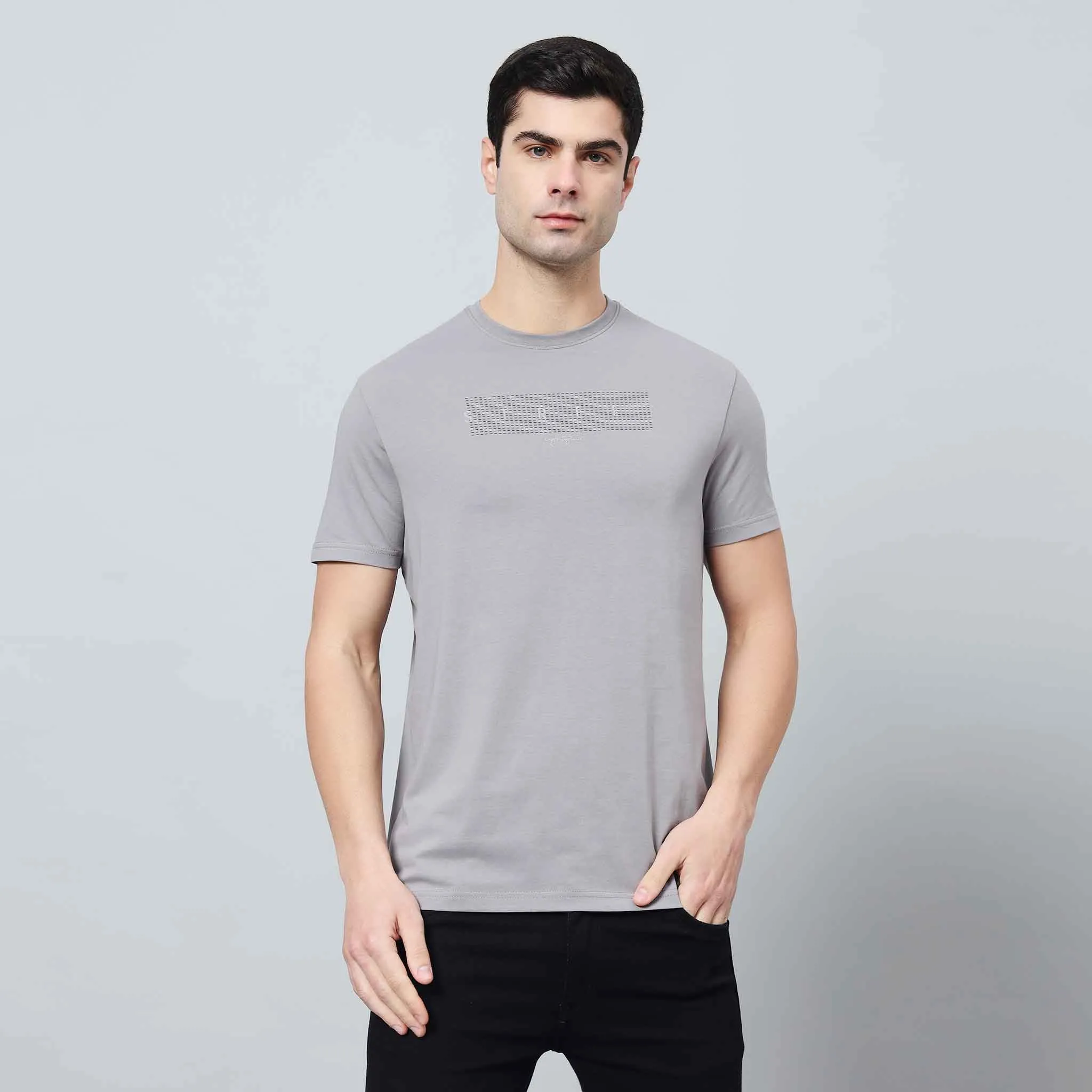 Regular T-shirt - Front silicon print