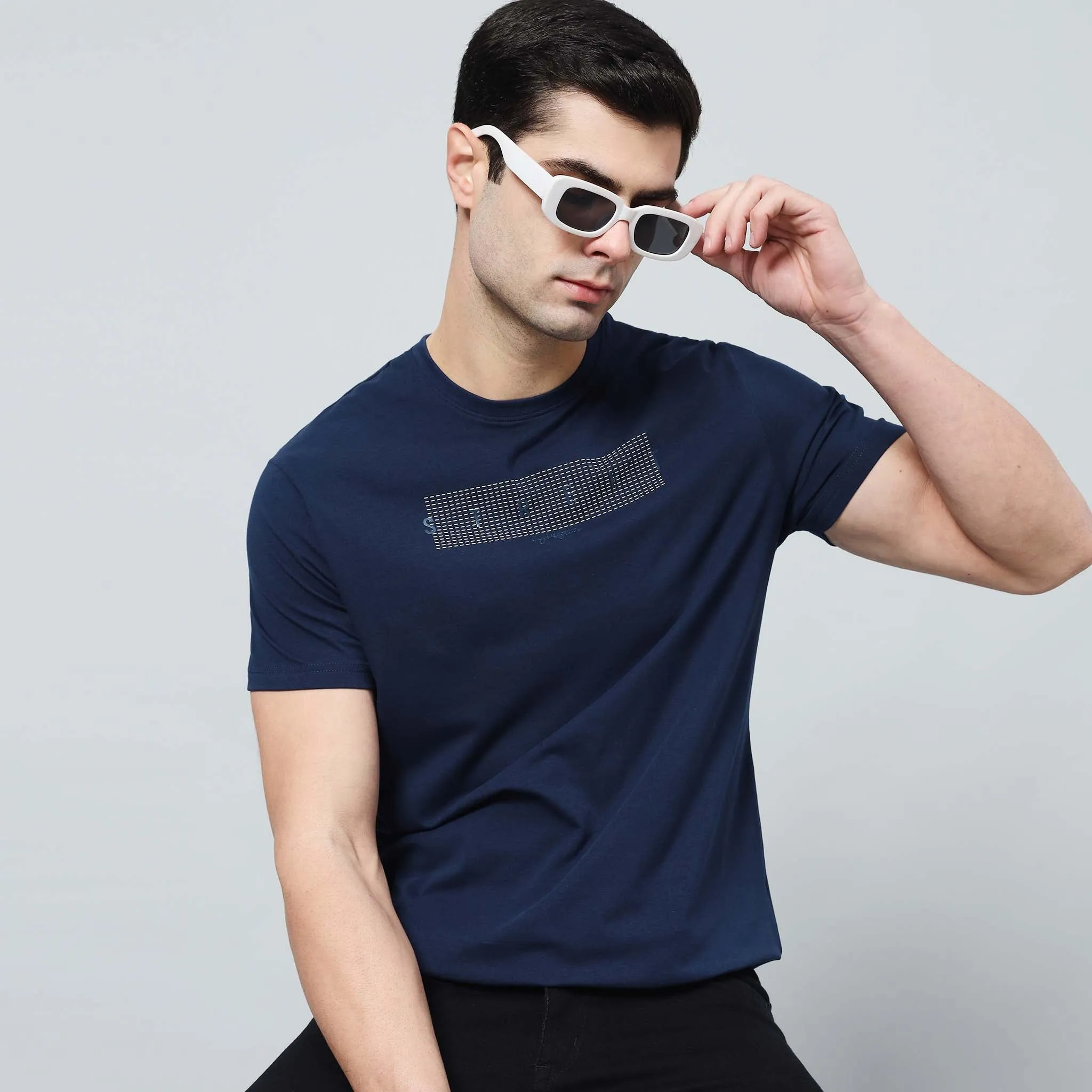 Regular T-shirt - Front silicon print