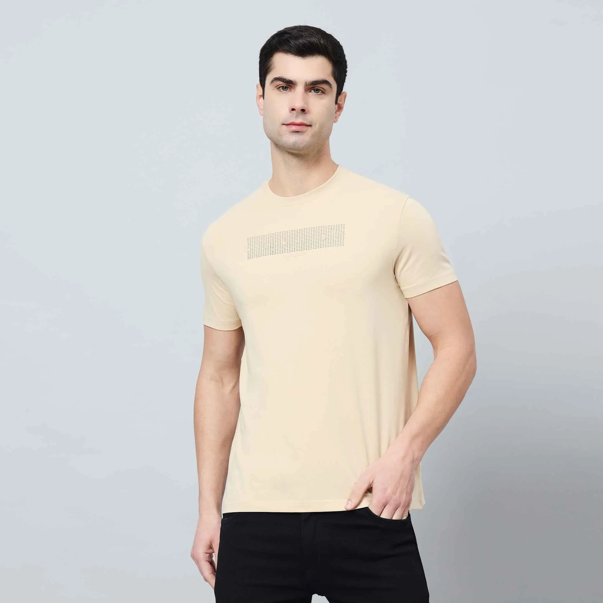 Regular T-shirt - Front silicon print