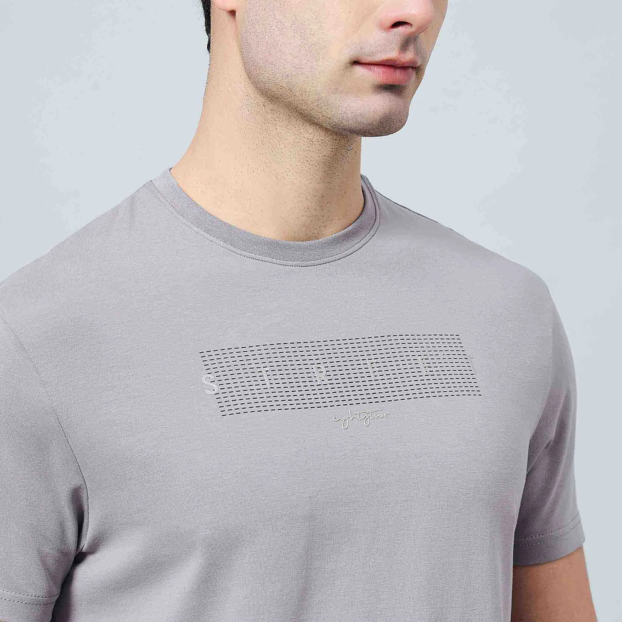 Regular T-shirt - Front silicon print