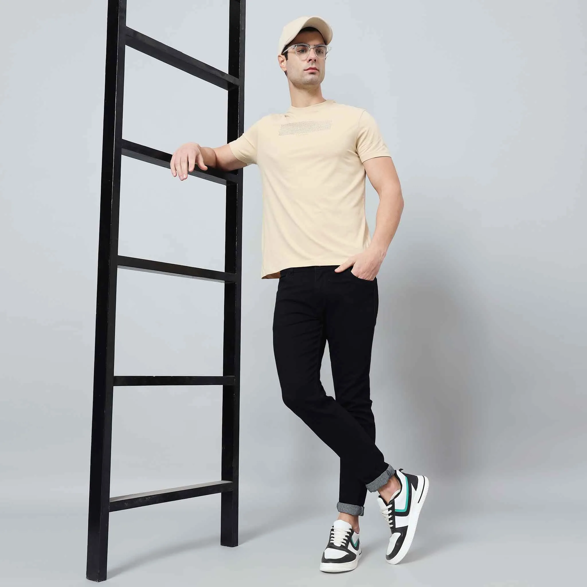 Regular T-shirt - Front silicon print