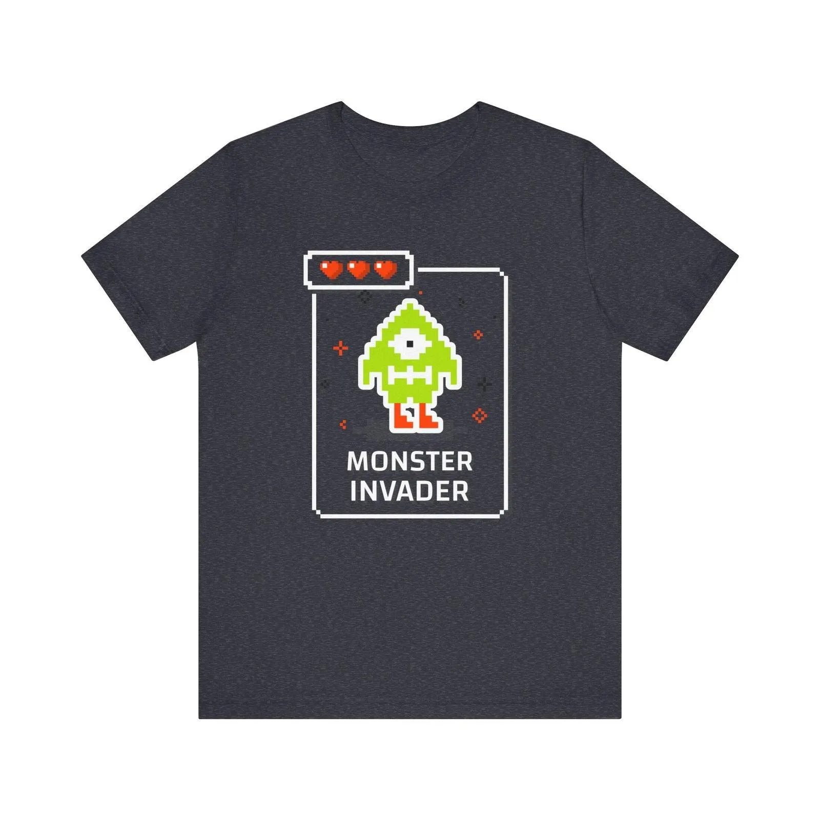 Retro Gaming Monster Invader T Shirt