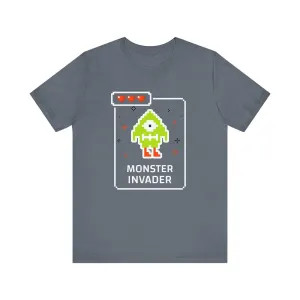 Retro Gaming Monster Invader T Shirt
