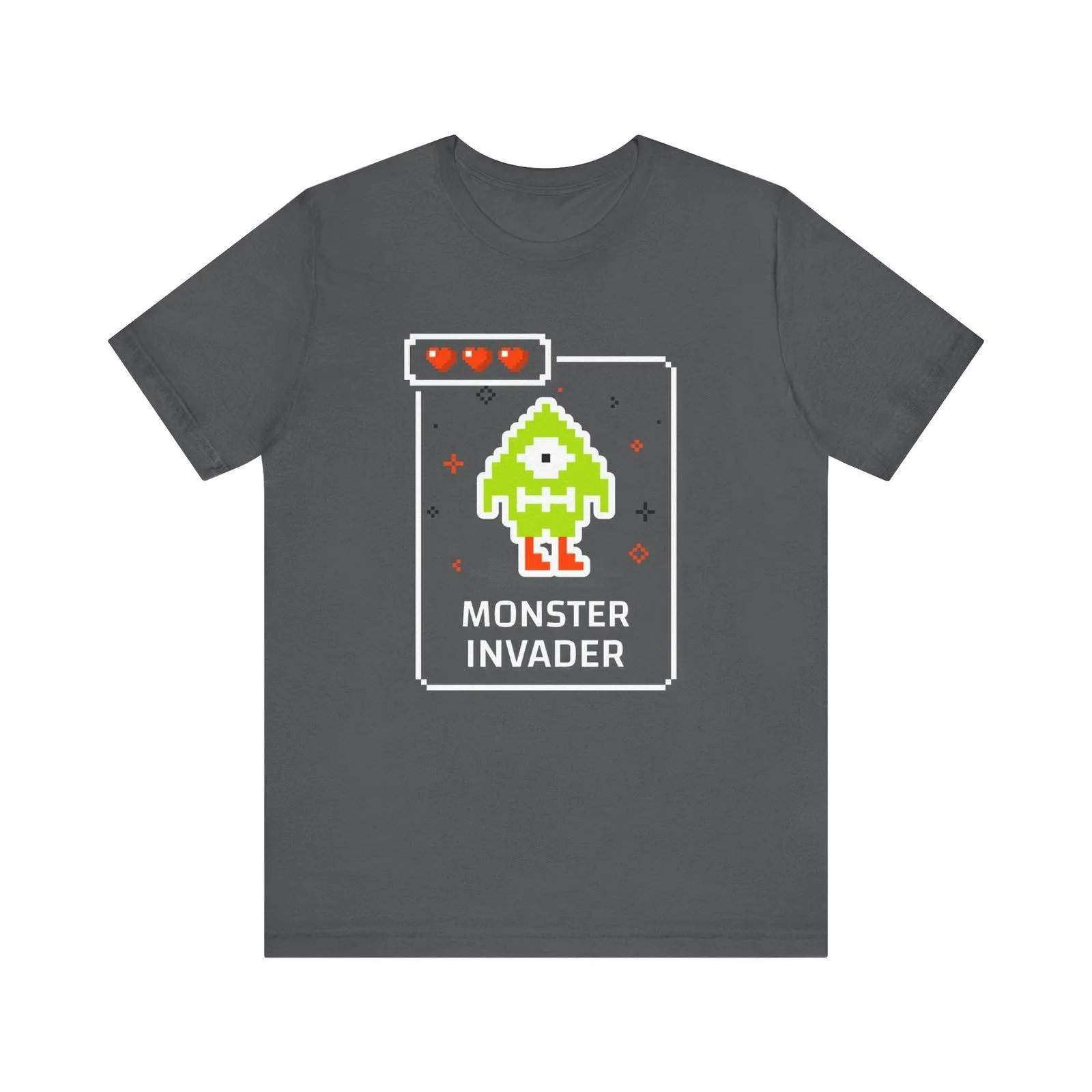 Retro Gaming Monster Invader T Shirt