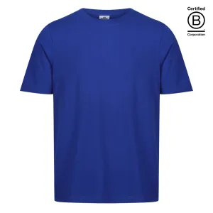 Royal blue classic fit cotton T-shirt