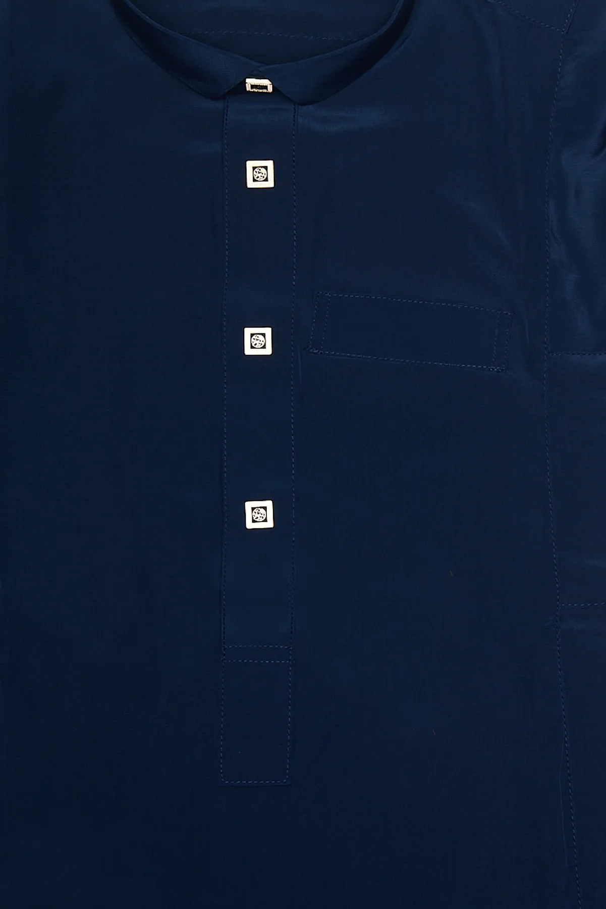 Royal Blue Tuxedo Collar Toddlers Thobe