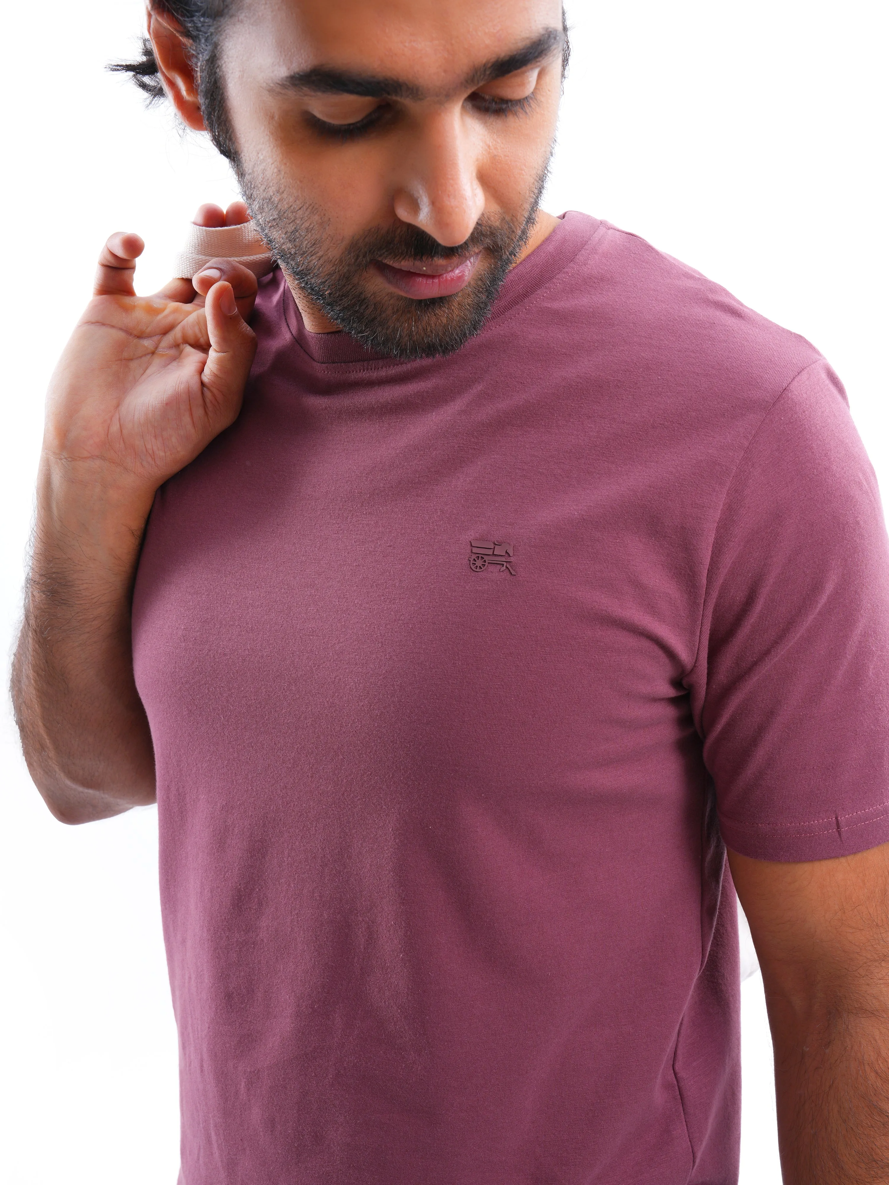 Ruby Wine Solid T-Shirt