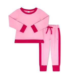 Selena Jogger Set - Cotton Candy Pink, Power Pink