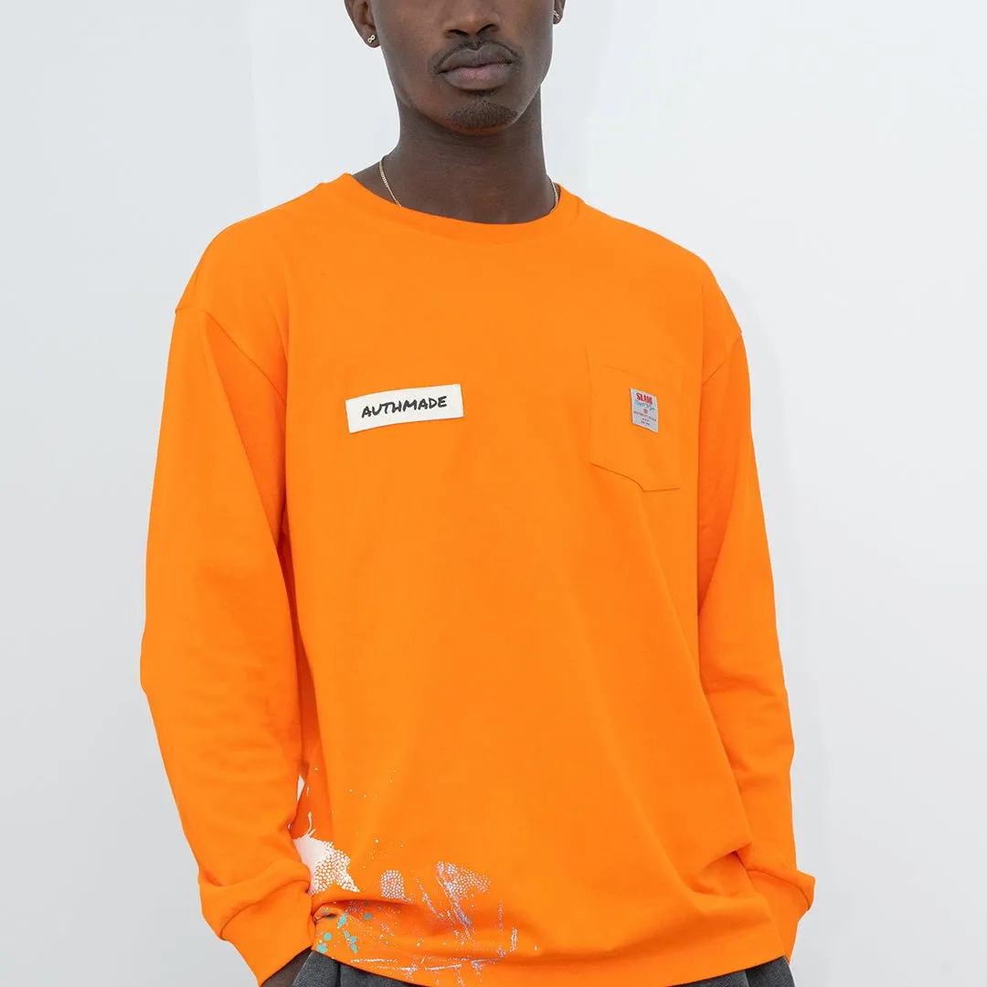 SLAM x Authmade L/S Paint Tee