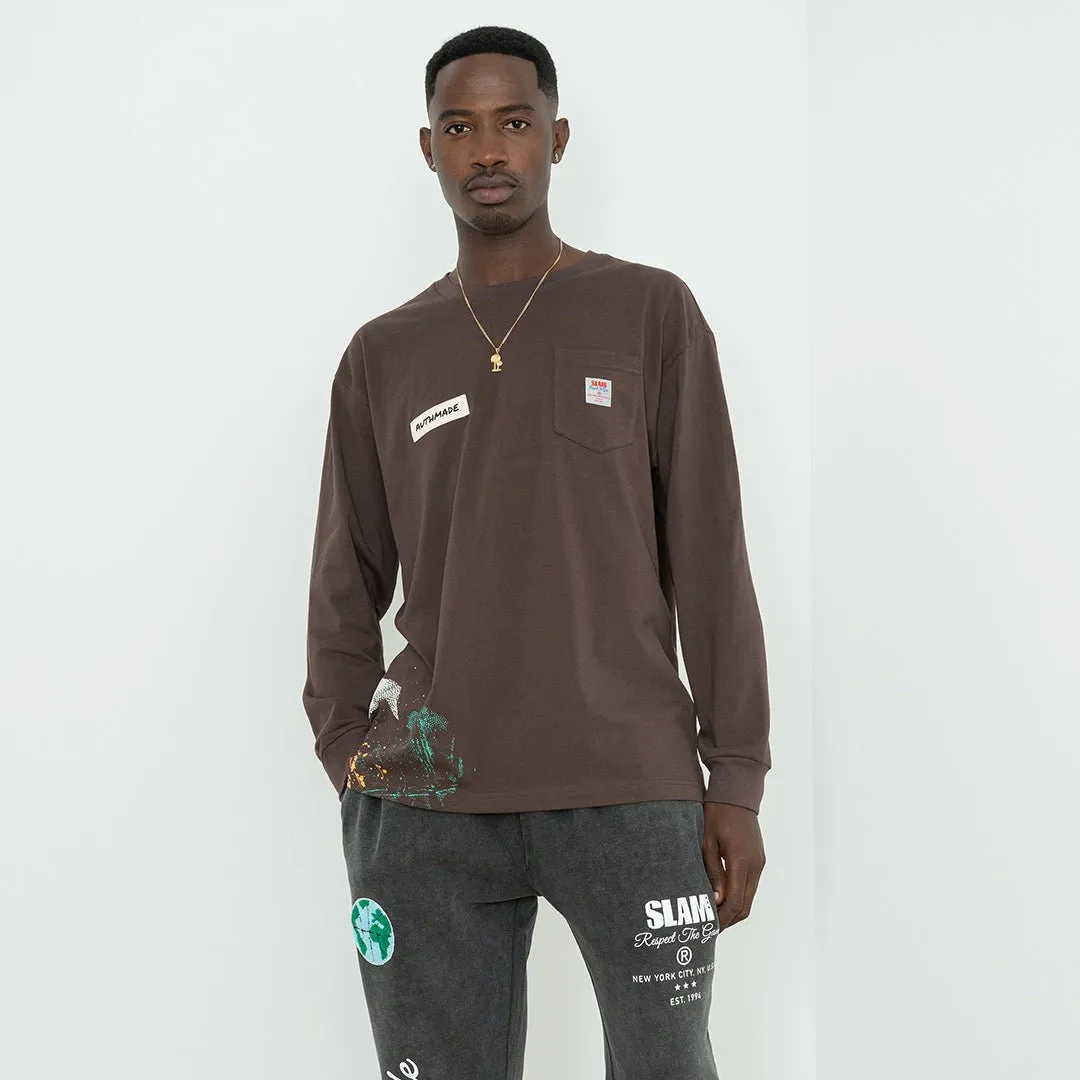 SLAM x Authmade L/S Paint Tee