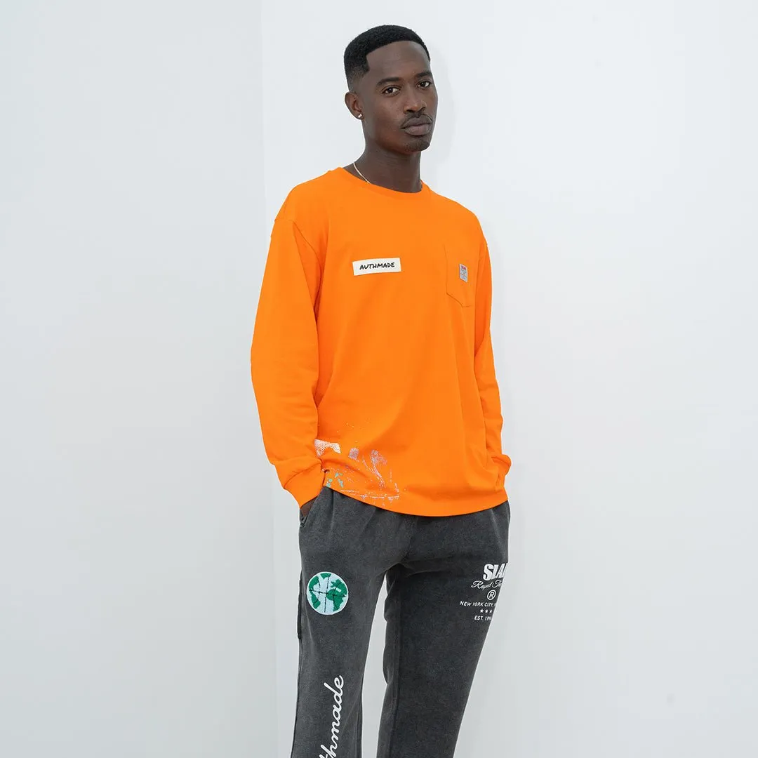 SLAM x Authmade L/S Paint Tee