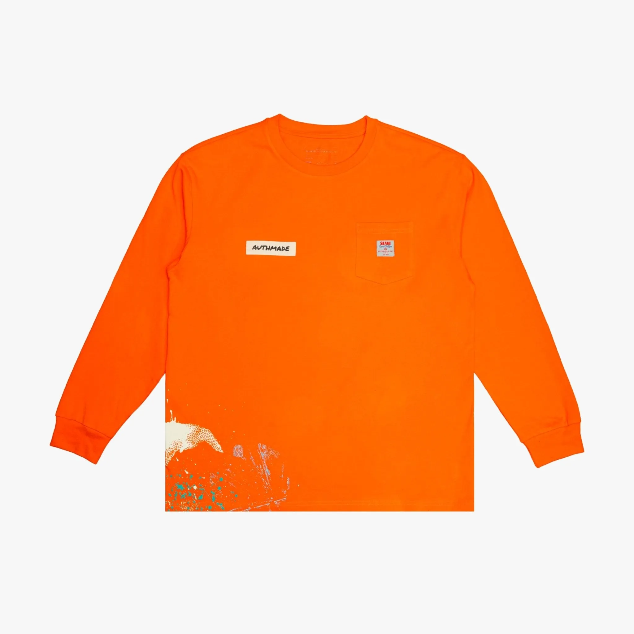 SLAM x Authmade L/S Paint Tee
