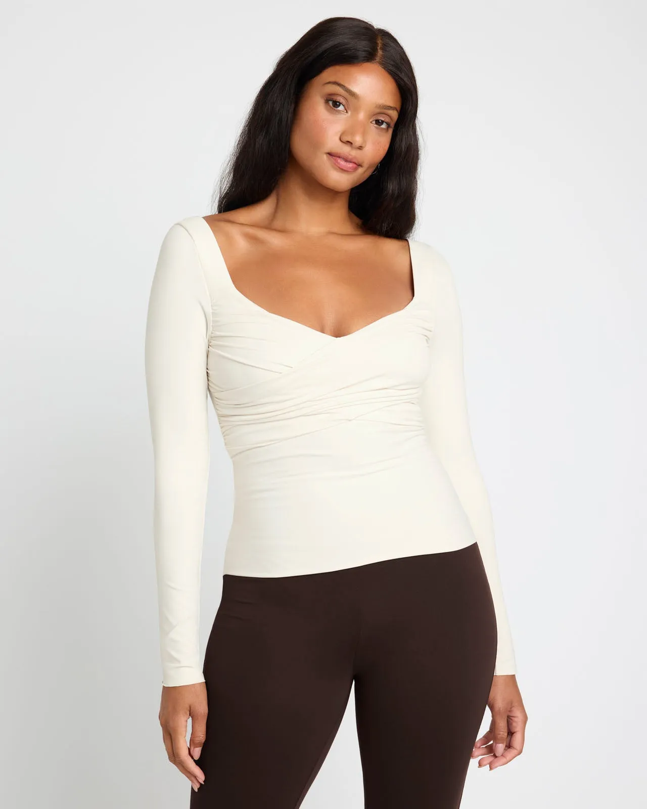 Stretch Nylon LYR Twist Top