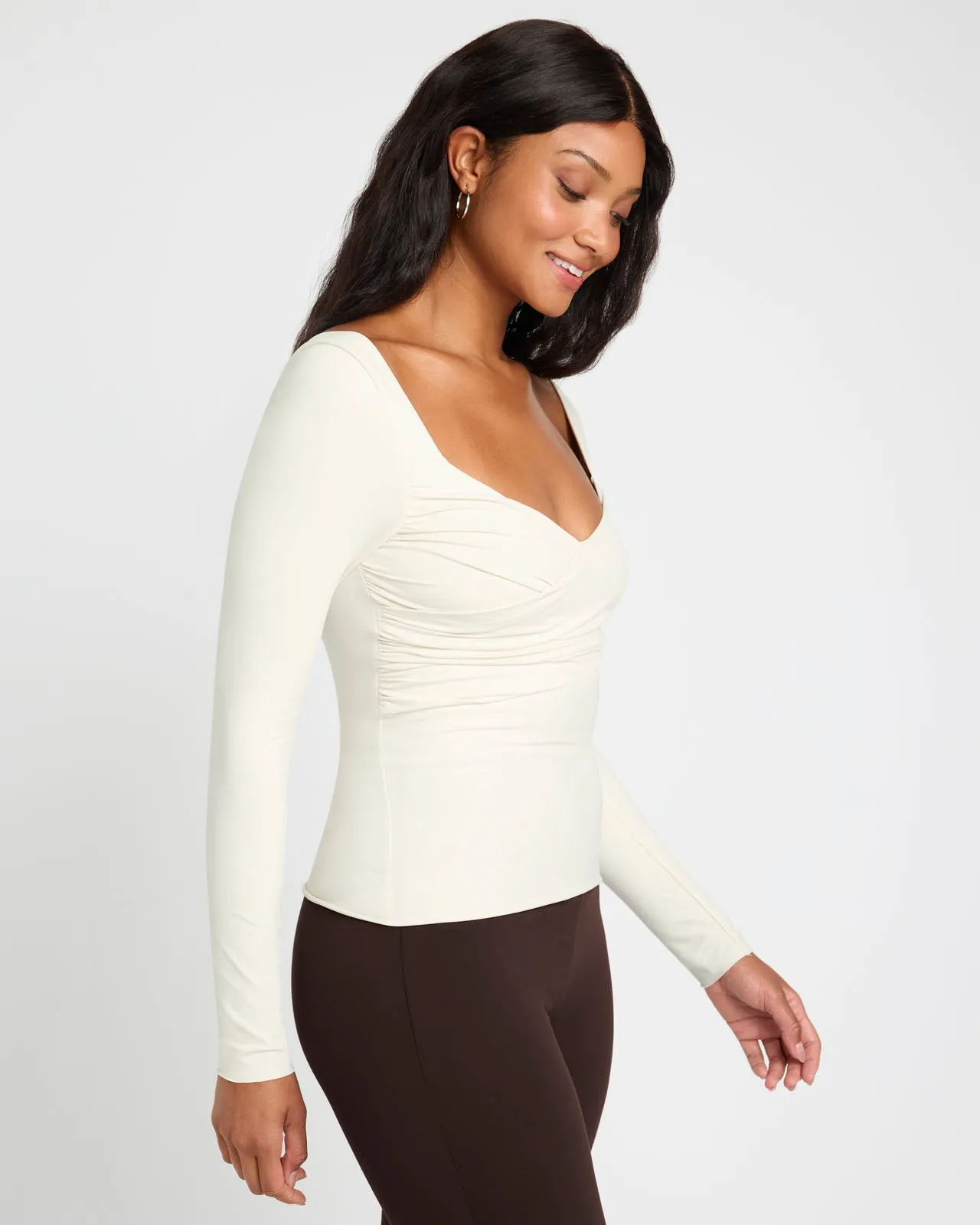 Stretch Nylon LYR Twist Top
