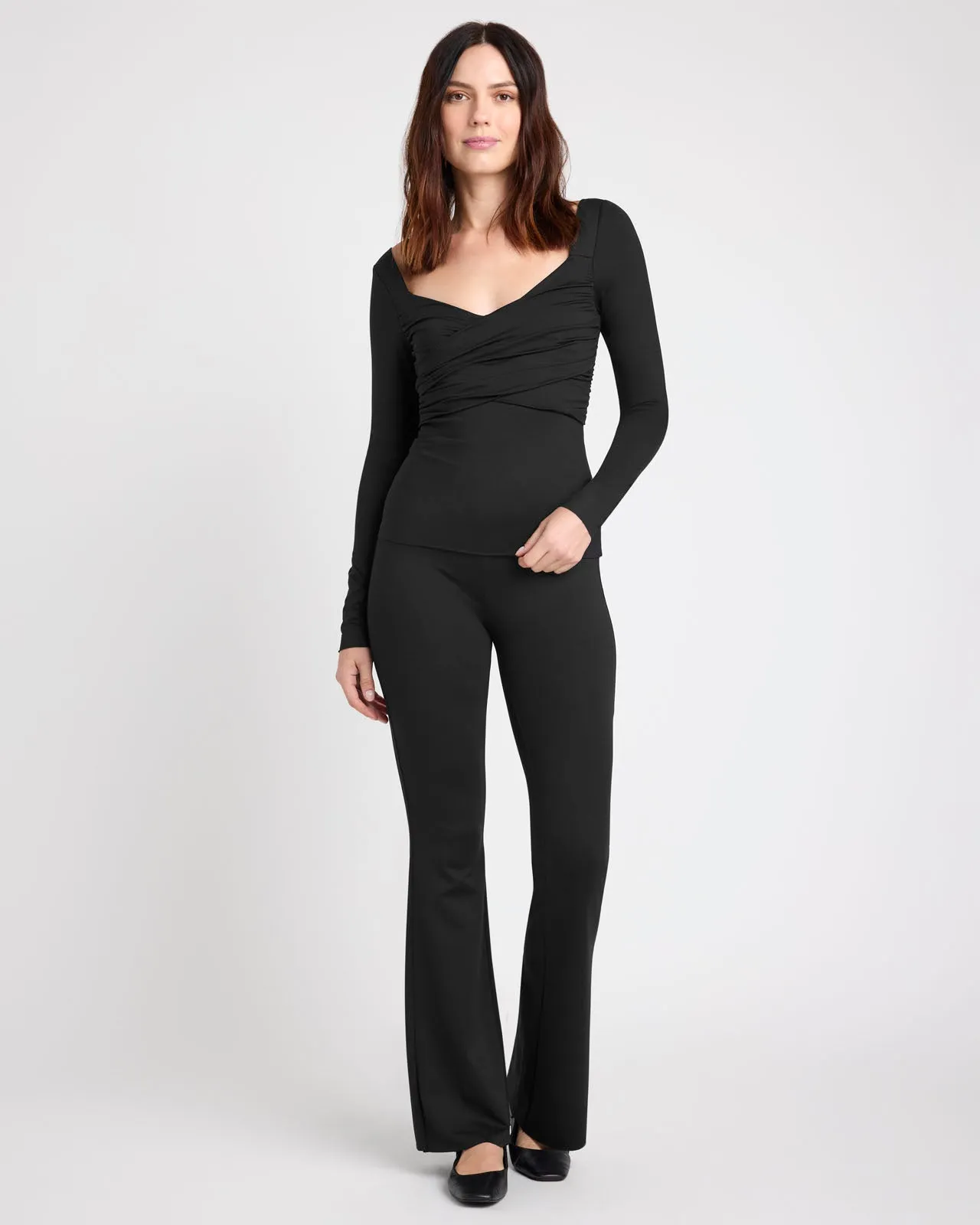 Stretch Nylon LYR Twist Top
