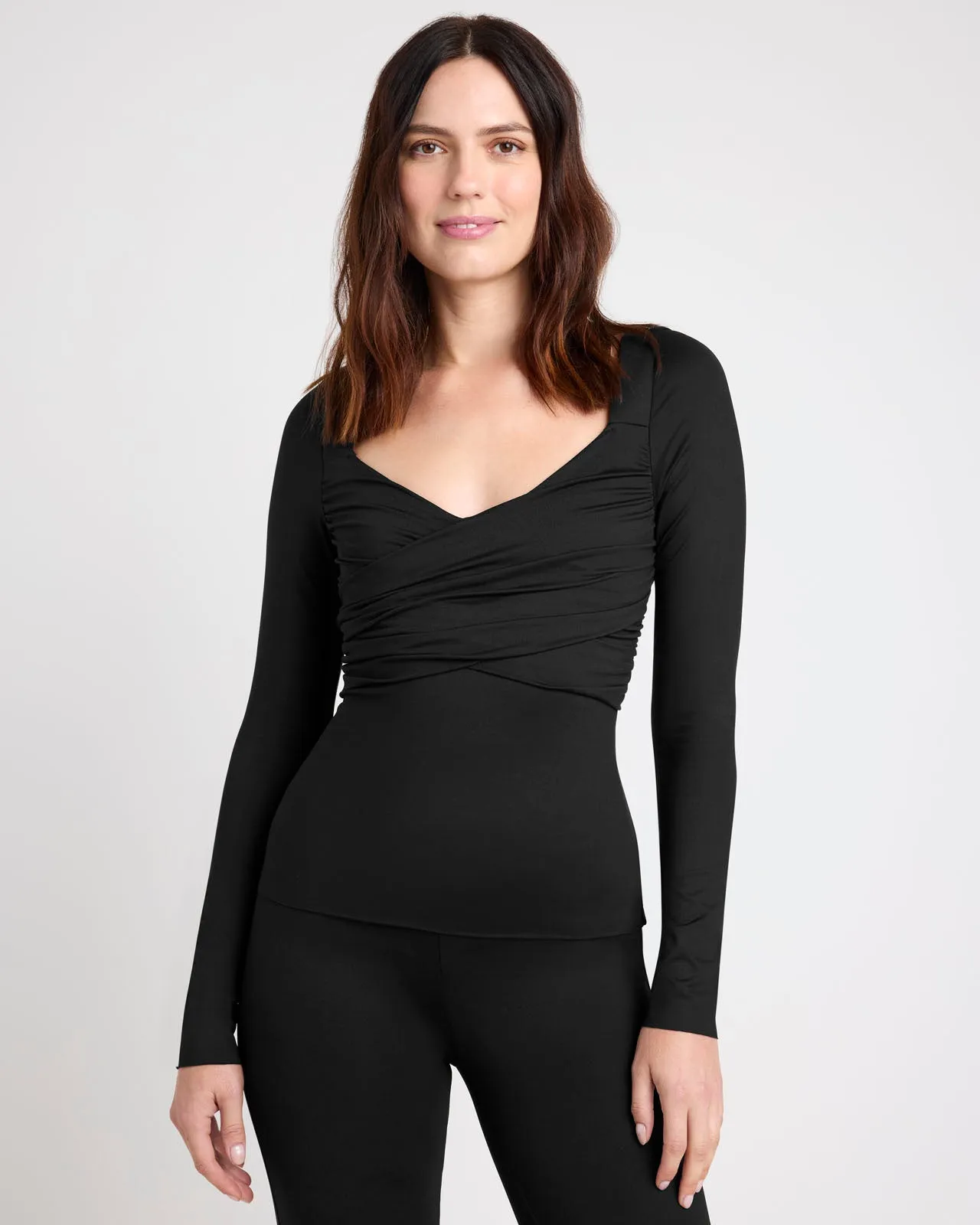 Stretch Nylon LYR Twist Top