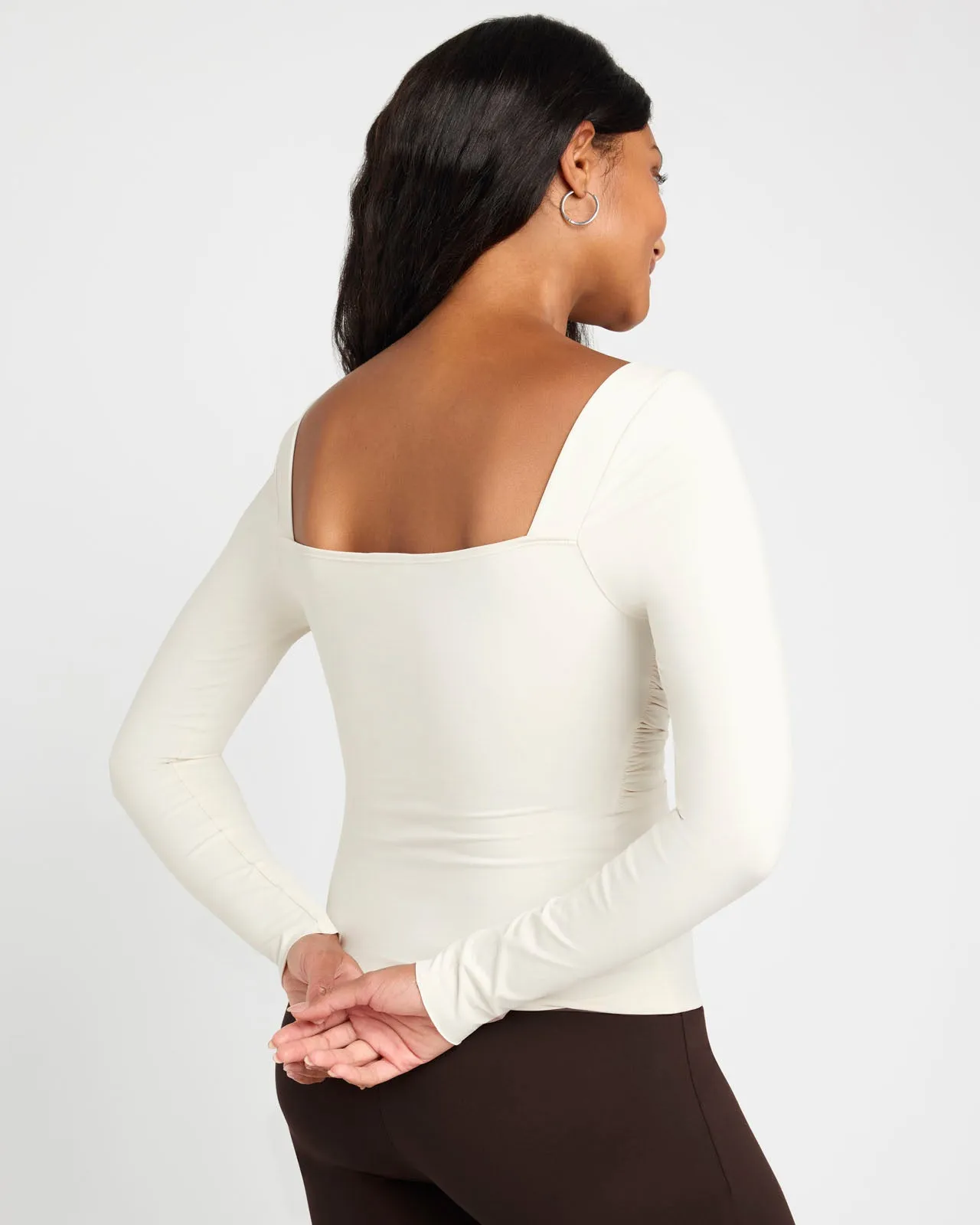 Stretch Nylon LYR Twist Top