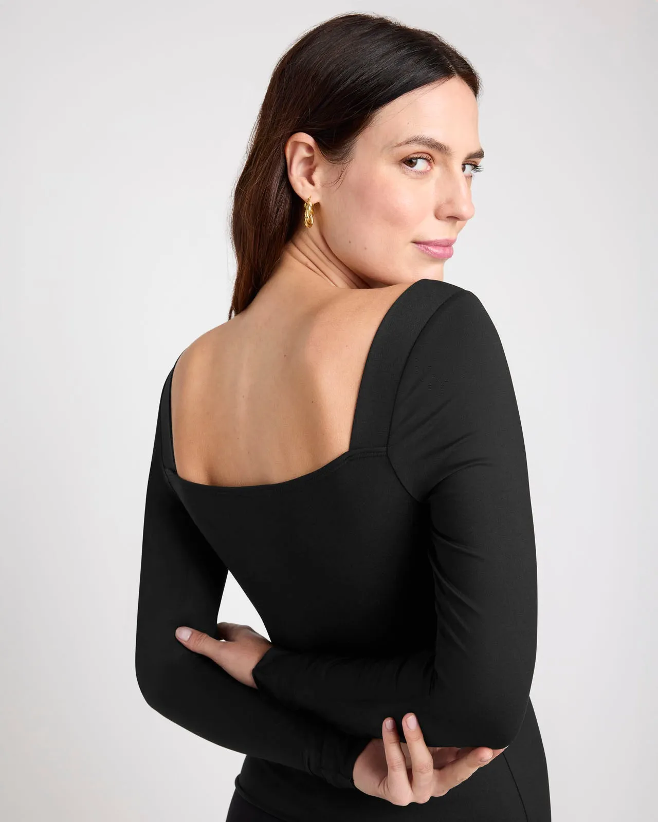 Stretch Nylon LYR Twist Top