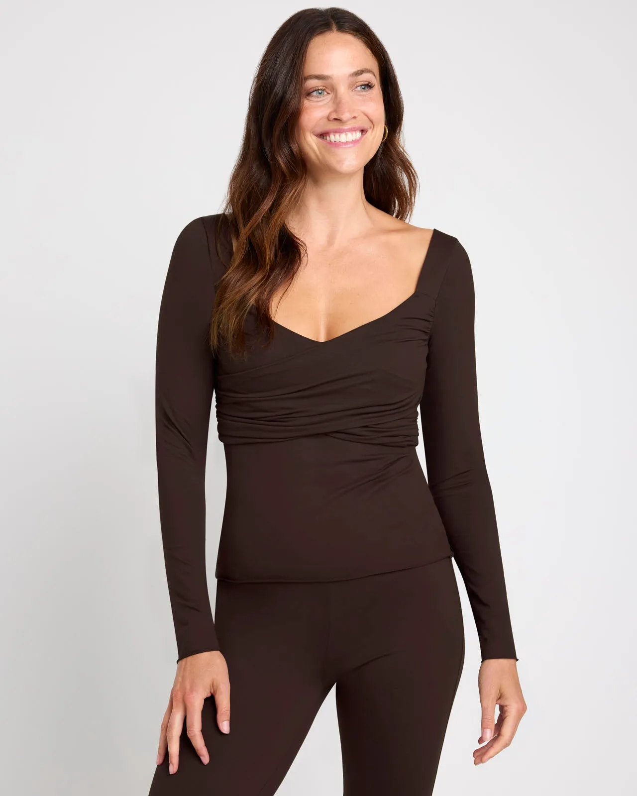 Stretch Nylon LYR Twist Top