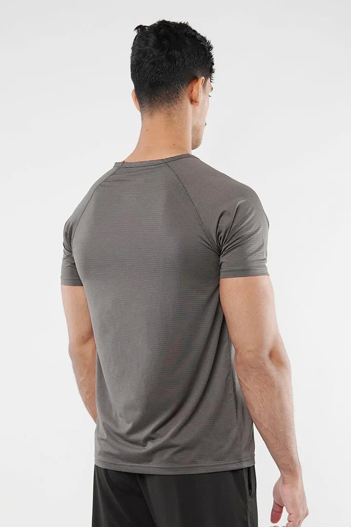 Striped T-Shirt - Grey