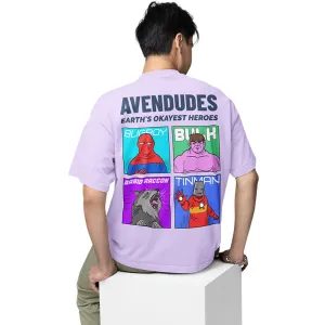 Superheroes Oversized T shirt - Avendudes