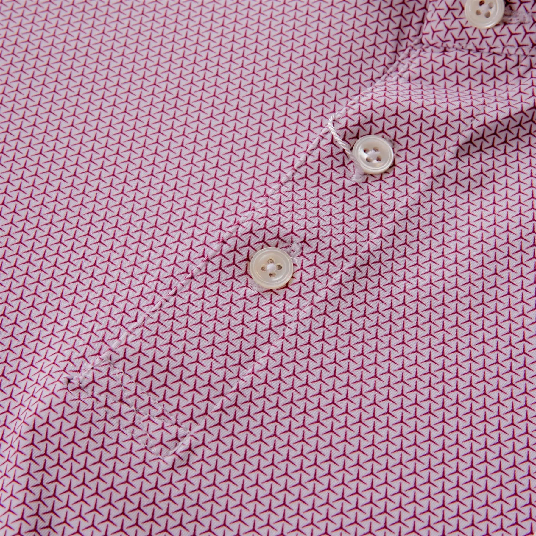The Carson Polo White/Vintage Claret - AW24