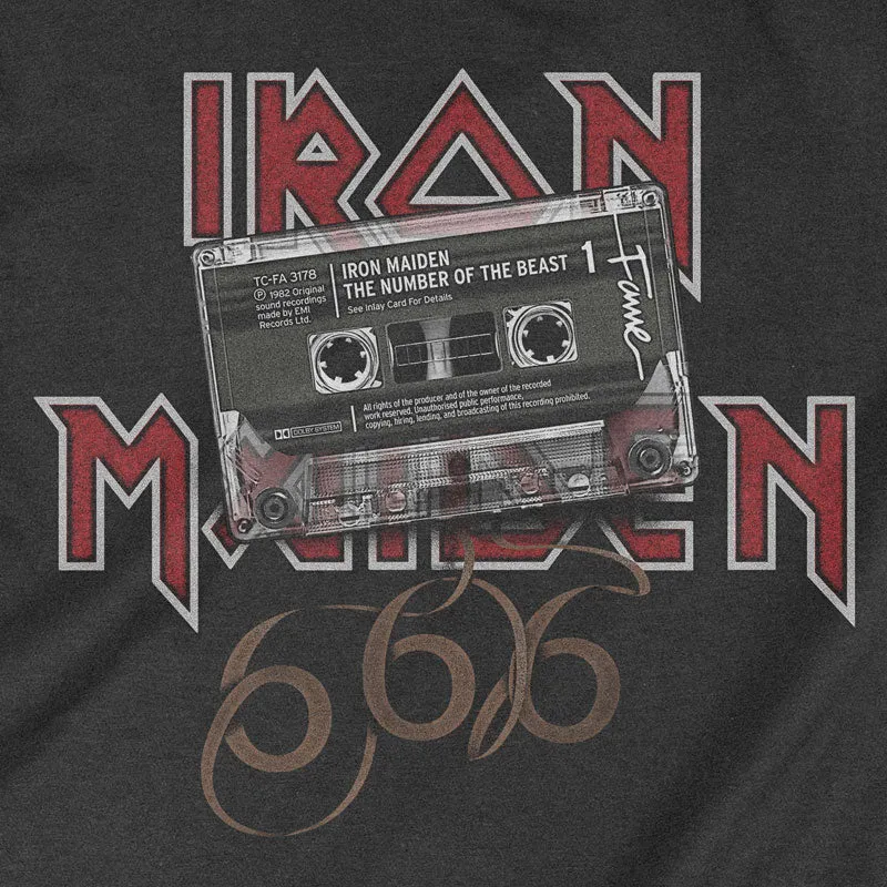 The Number Of The Beast Cassette Tape - T-Shirt