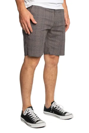 Toil II Short - Grey Plaid
