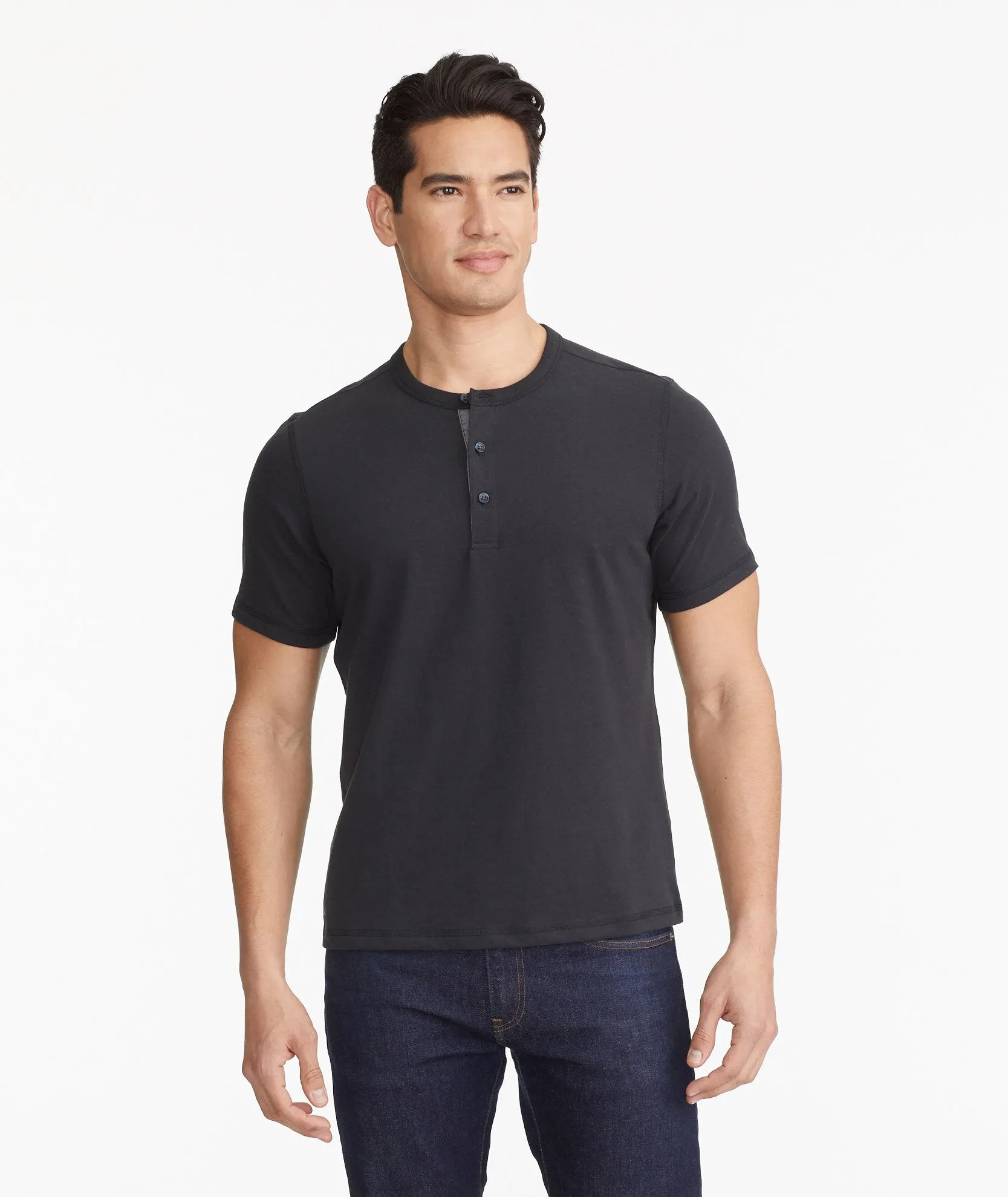 Ultrasoft Short-Sleeve Henley - FINAL SALE