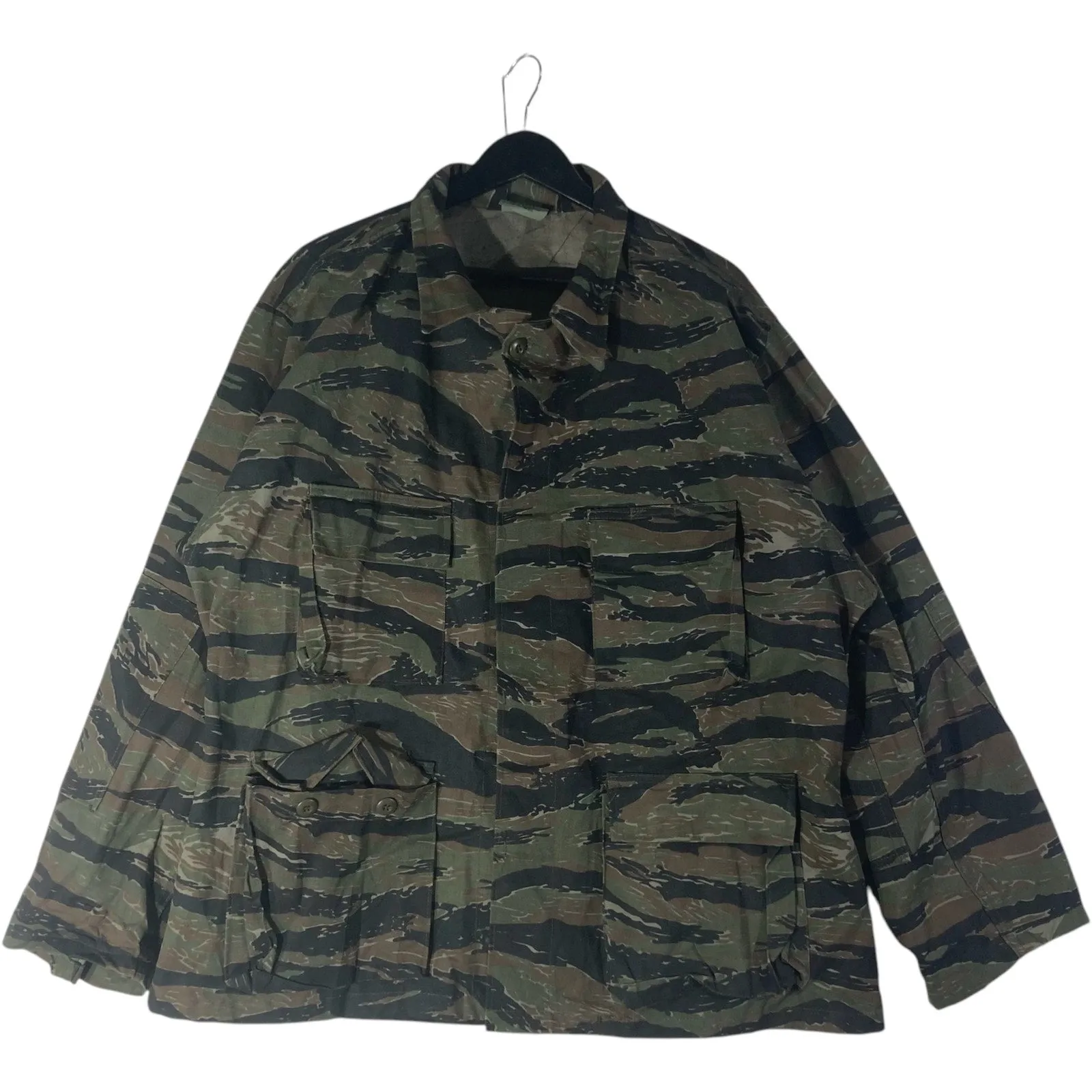 Vintage Camo Military Workwear Pocket Jacket