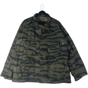 Vintage Camo Military Workwear Pocket Jacket