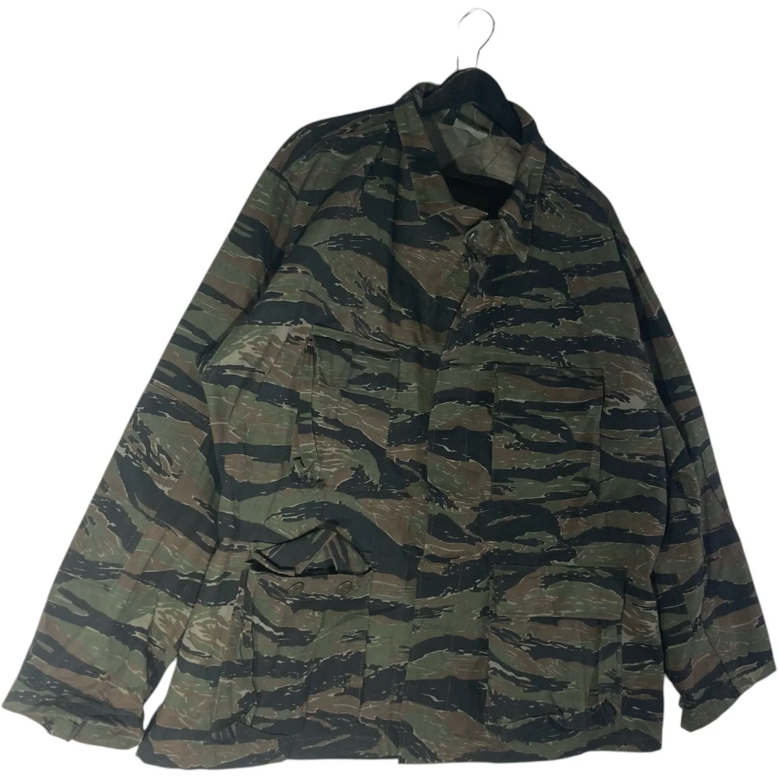Vintage Camo Military Workwear Pocket Jacket