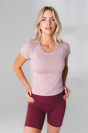 Vitality Energy Tee - Rose Marl