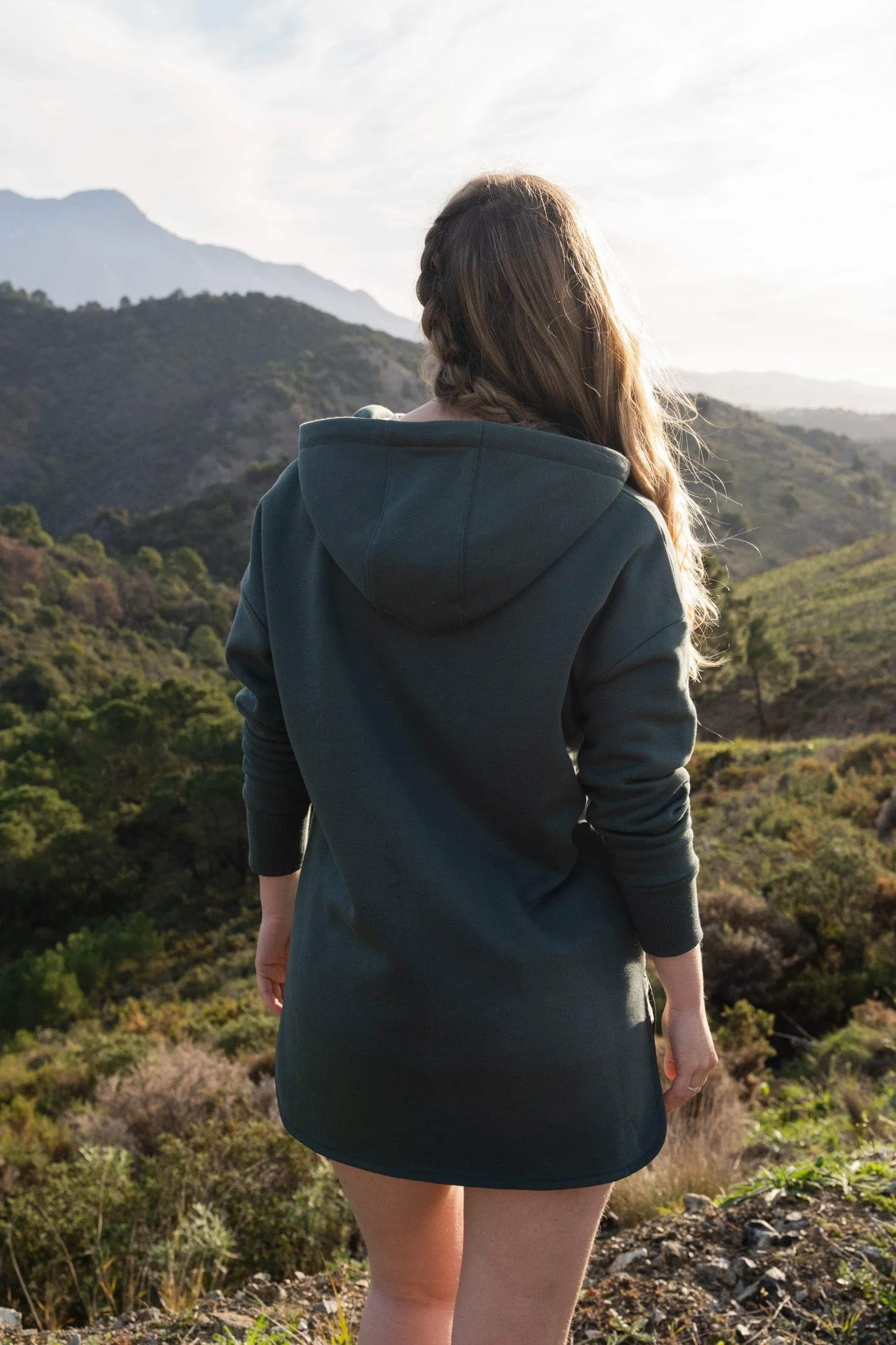 Wild Longline Hoodie - Laurel