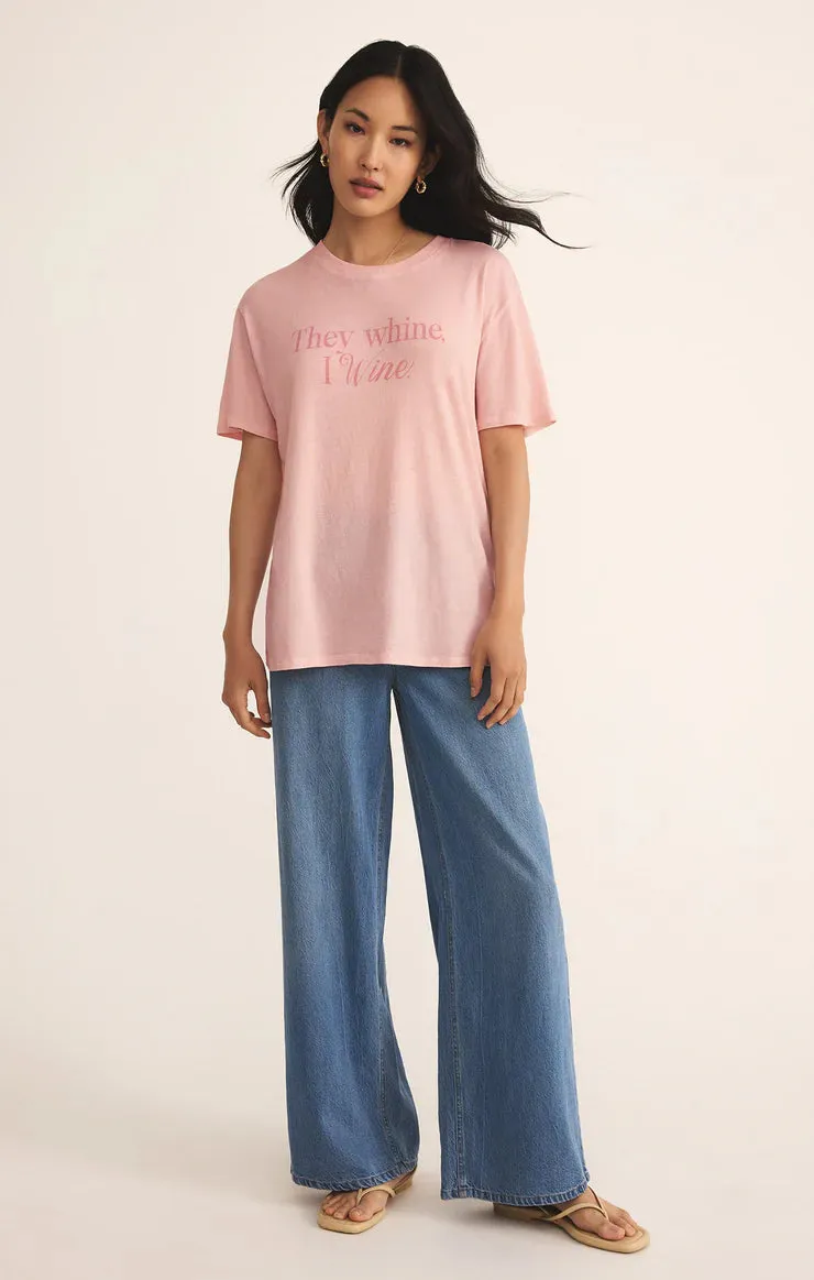 Z Supply ‘Boyfriend Wine Mom Tee’